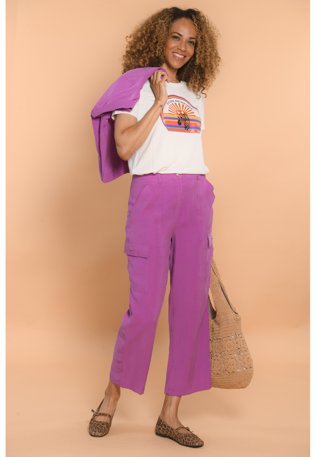PANTALON - VIOLET - DALIDA
